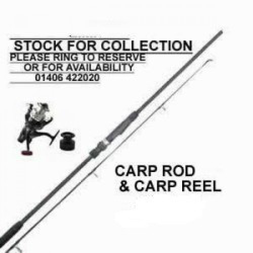 12' CARP ROD & B/RUNNER REEL(NEW) lots more available in store - GED'S FISHING  TACKLE