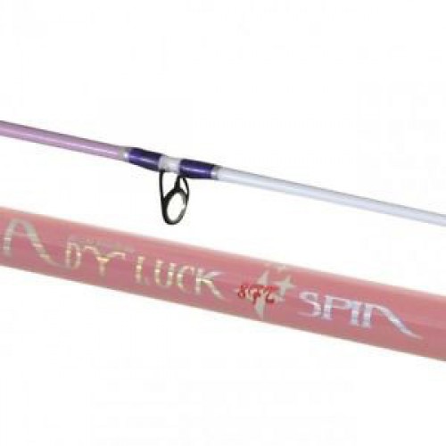 LADY LUCK SPIN ROD 8ft PINK - GED'S FISHING TACKLE