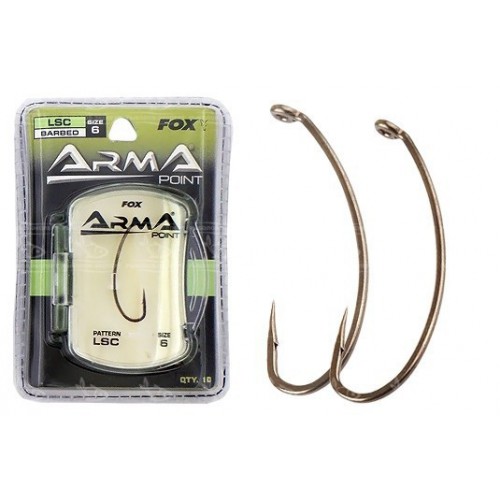 FOX ARMA POINT LSC BARBED HOOKS SIZE 8 - GED'S FISHING TACKLE