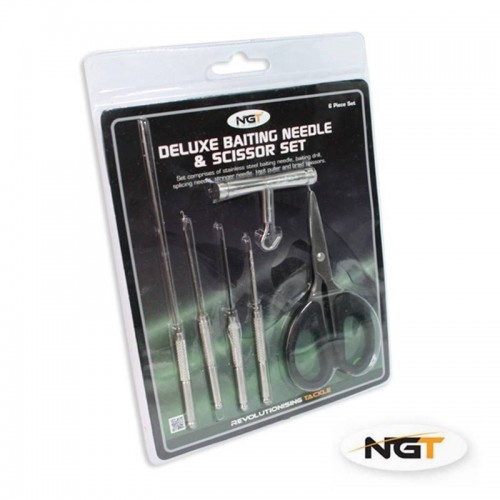 NGT DELUXE 6 PIECE BAITING NEEDLE SET - GED'S FISHING TACKLE