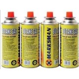 PACK OF FOUR BUTANE GAS CANNISTERS