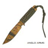 ANGLO ARMS 7" CAMO LACED KNIFE WITH SHEATH