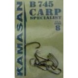 KAMASAN B745 BARBED CARP SPECIALIST HOOKS 