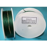 NYLON GREEN TWISTED FLY BACKING LINE 25LB 50yds